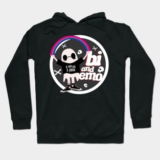 Bi and Emo Badge Hoodie